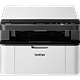 מדפסת אלחוטית לייזר קומפקטית Brother DCP-1610WV - צבע לבן 
