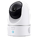 מצלמת אבטחה חכמה   Eufy Indoor Cam QHD Pan & Tilt - צבע לבן שנה אחריות ע"י היבואן הרשמי