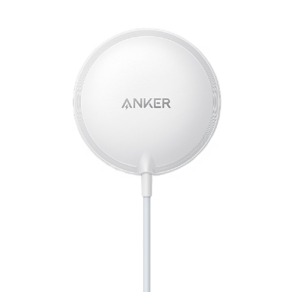 מטען אלחוטי Anker PowerWave Magnetic Pad - צבע לבן אחריות ע