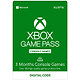מנוי דיגיטלי שלושה חודשים Xbox Game Pass Console 