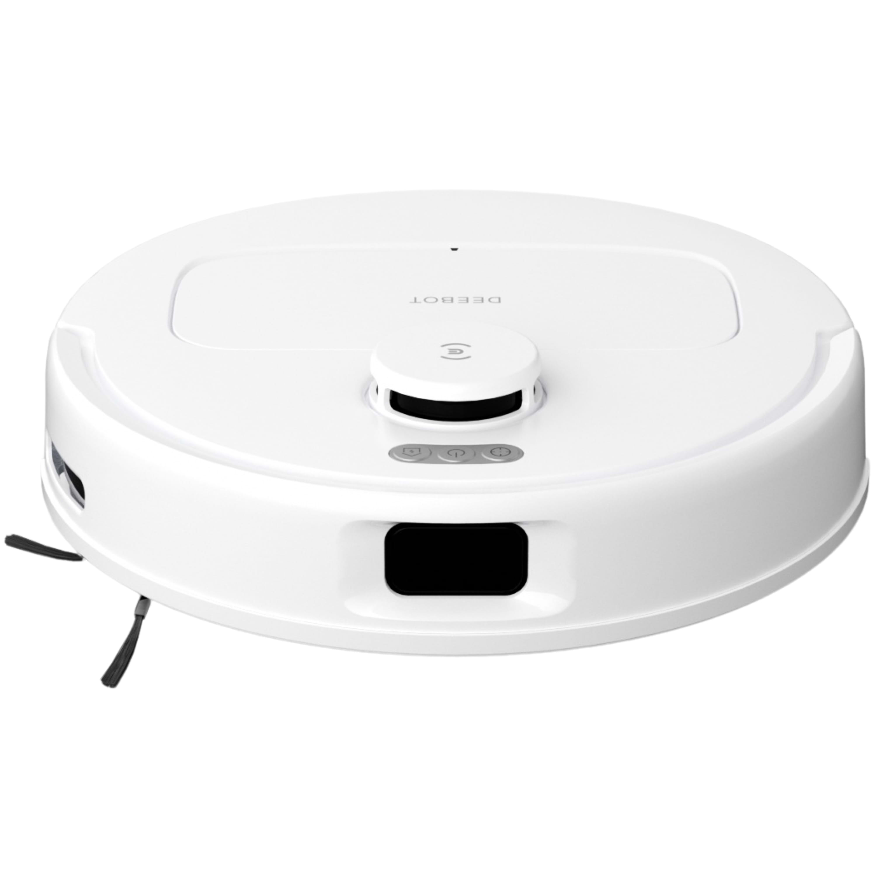 שואב אבק רובוטי עם תחנת ריקון אבק Ecovacs Deebot N20e Plus - צבע לבן שנתיים אחריות ע