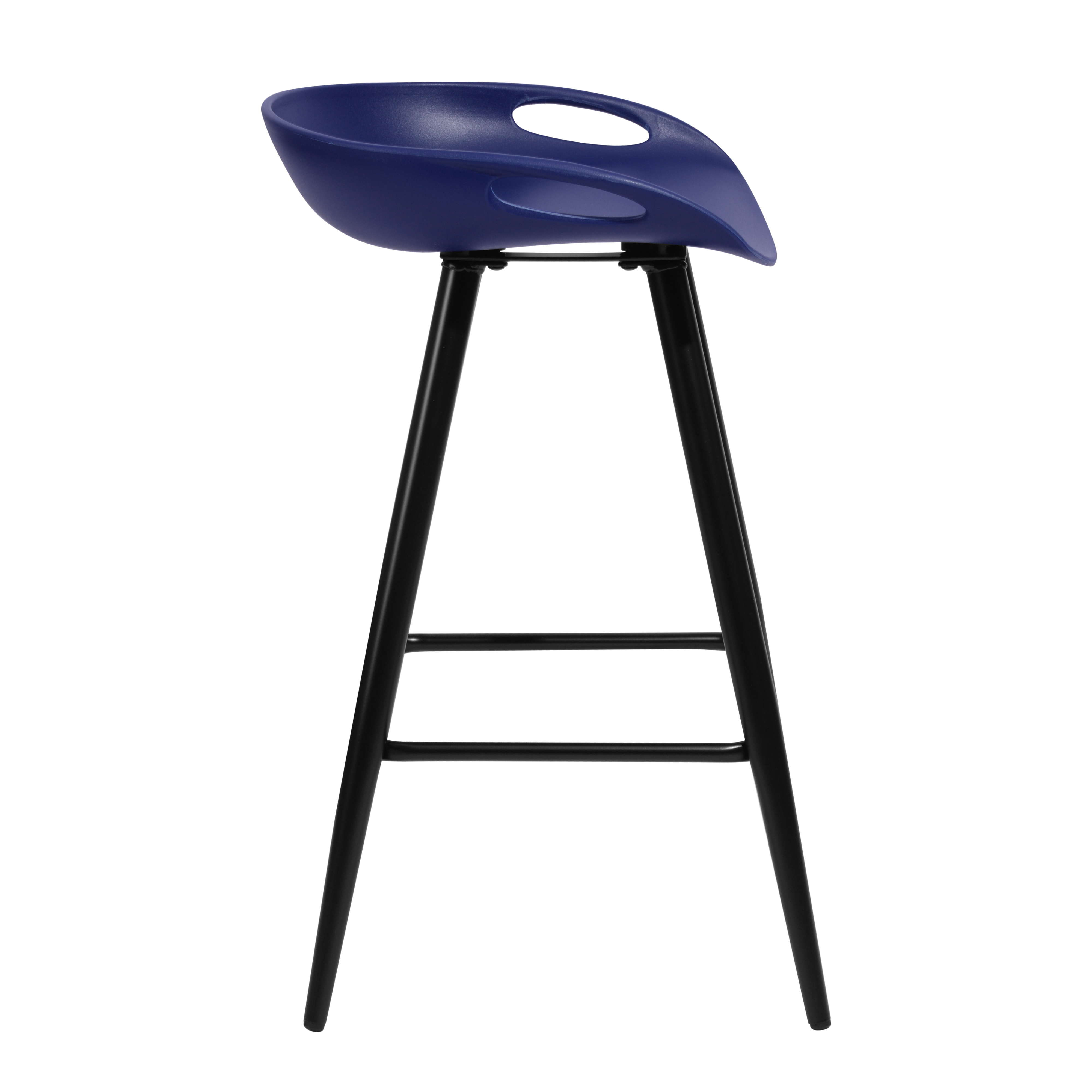 כיסא בר דגם FIYAN צבע כחול HOMAX