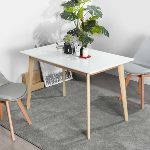 שולחן רב תכליתי דגם CURRENCY צבע לבן HOMAX