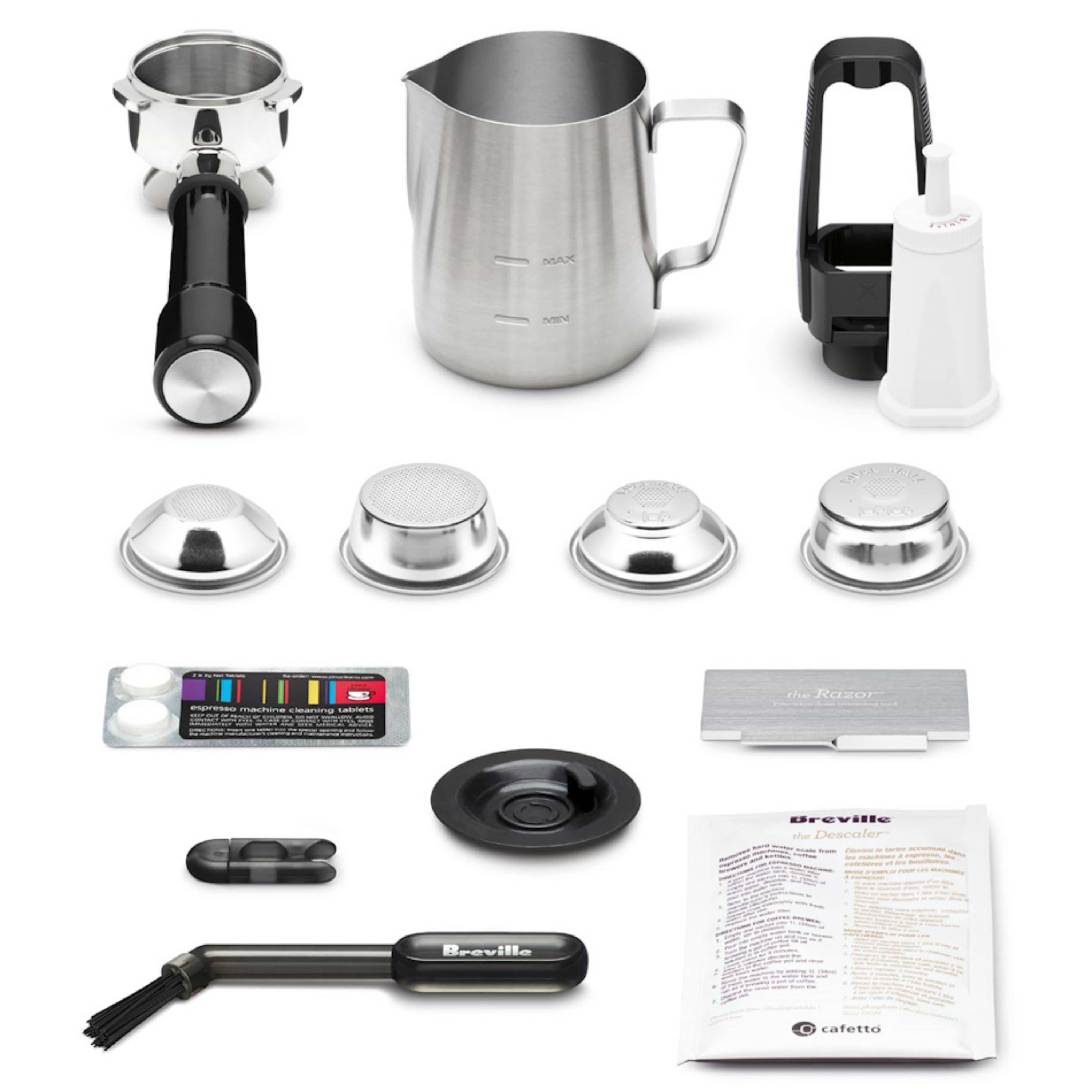 מכונת קפה חכמה Breville Barista Touch Impress BES881BTR - צבע שחור אחריות ע