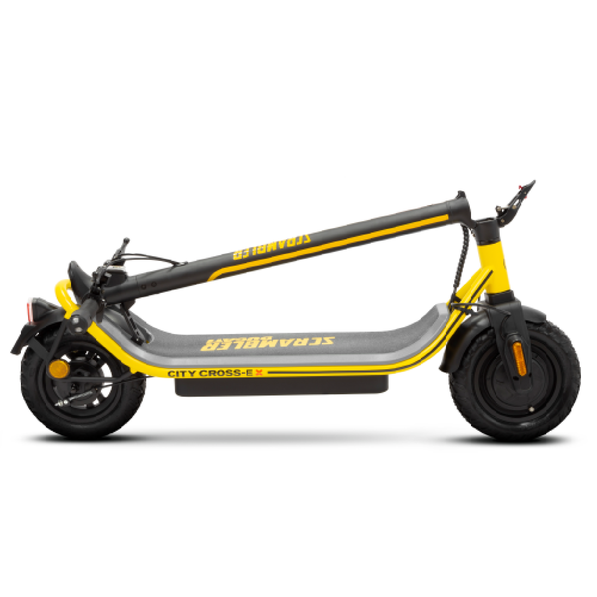 קורקינט חשמלי מתקפל Ducati Scrambler City Cross-E X - צבע צהוב ושחור שנה אחריות ע