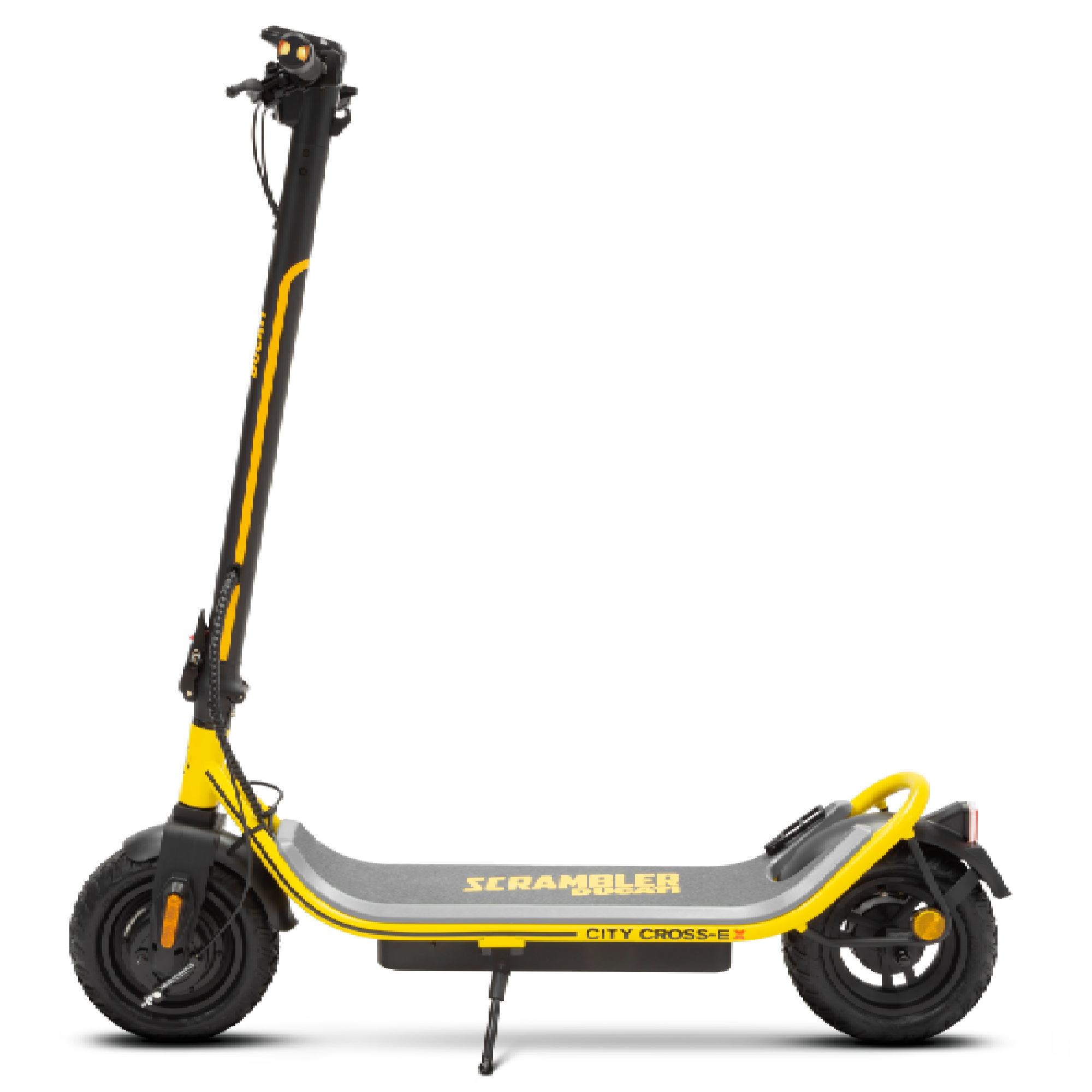 קורקינט חשמלי מתקפל Ducati Scrambler City Cross-E X - צבע צהוב ושחור שנה אחריות ע