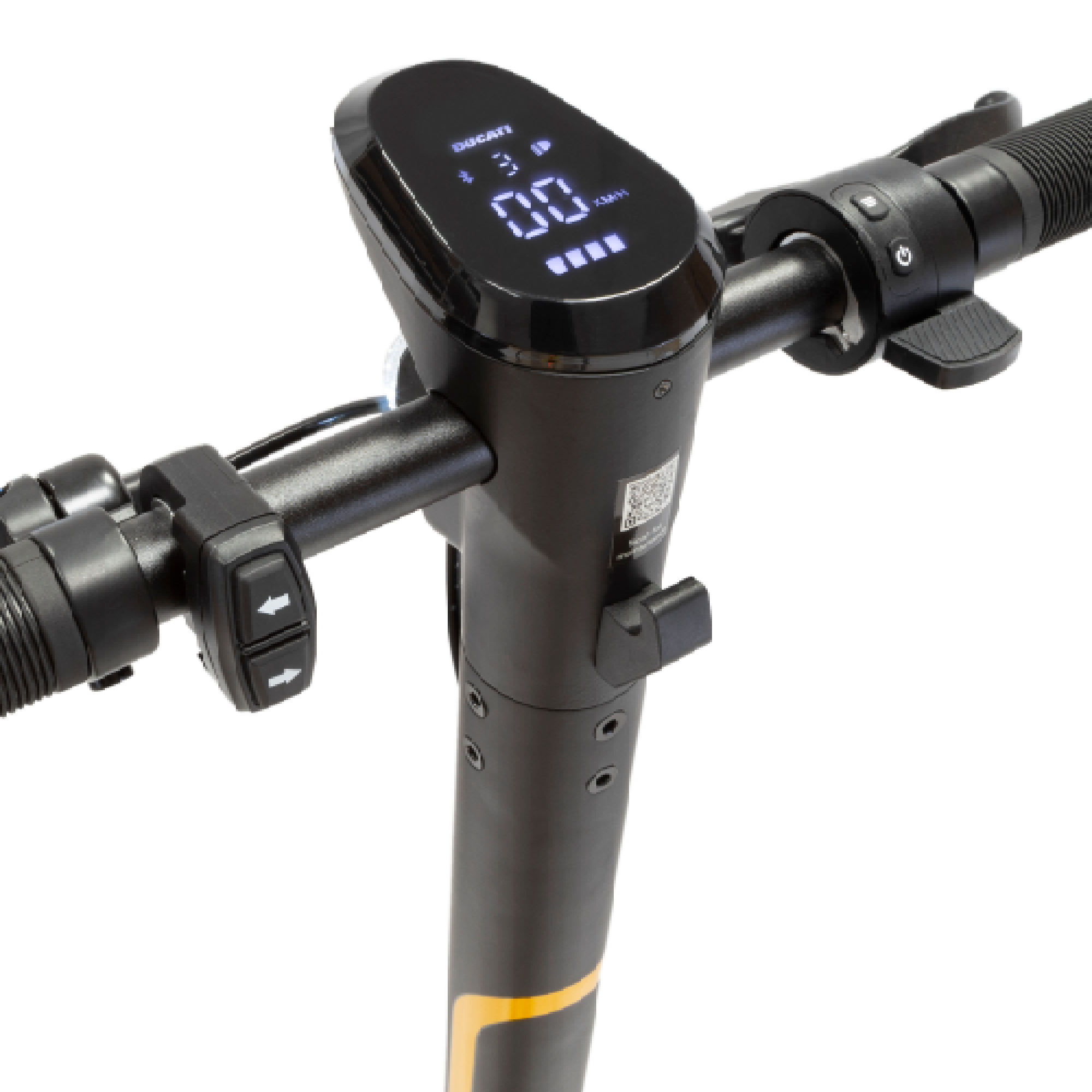 קורקינט חשמלי מתקפל Ducati Scrambler City Cross-E X - צבע צהוב ושחור שנה אחריות ע
