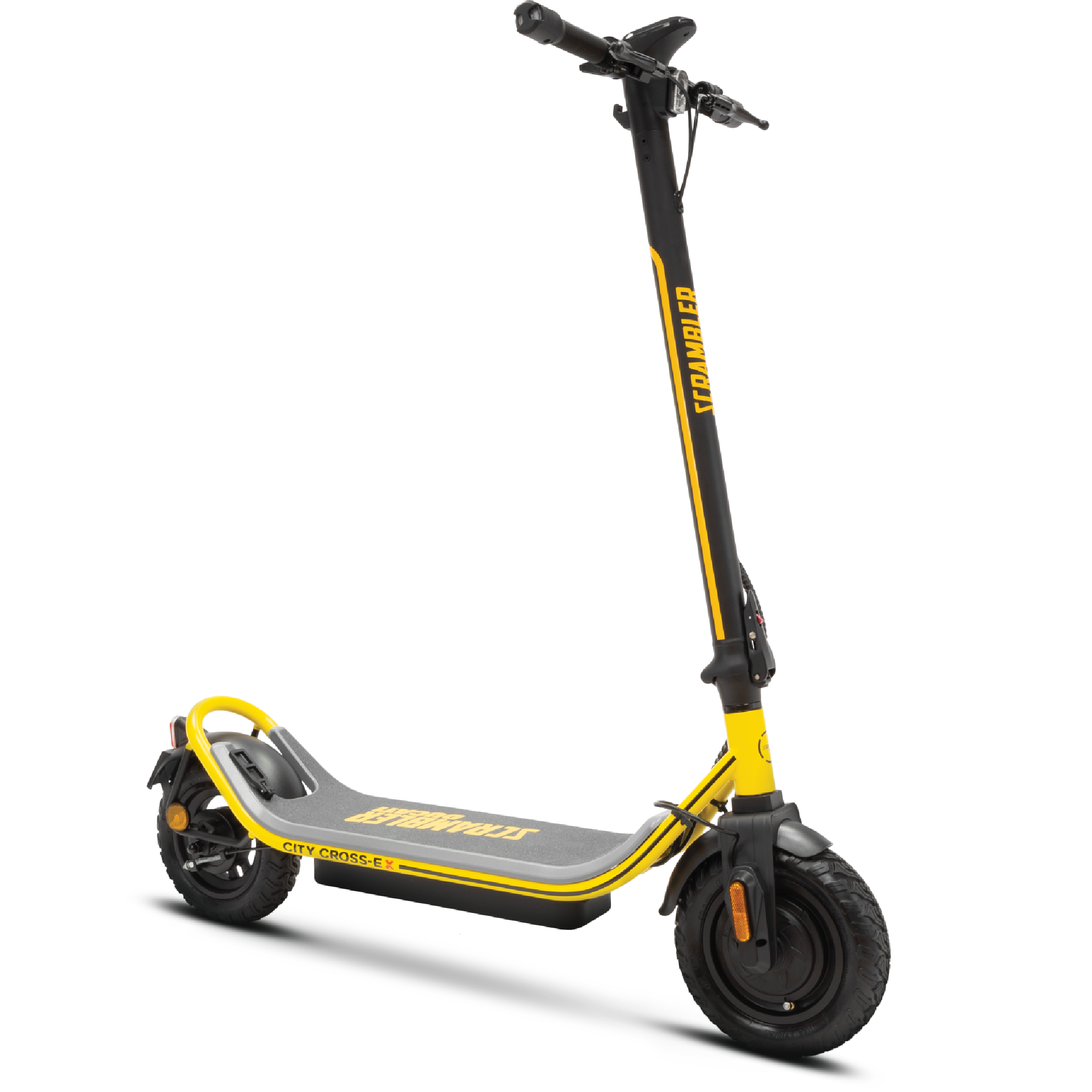 קורקינט חשמלי מתקפל Ducati Scrambler City Cross-E X - צבע צהוב ושחור שנה אחריות ע