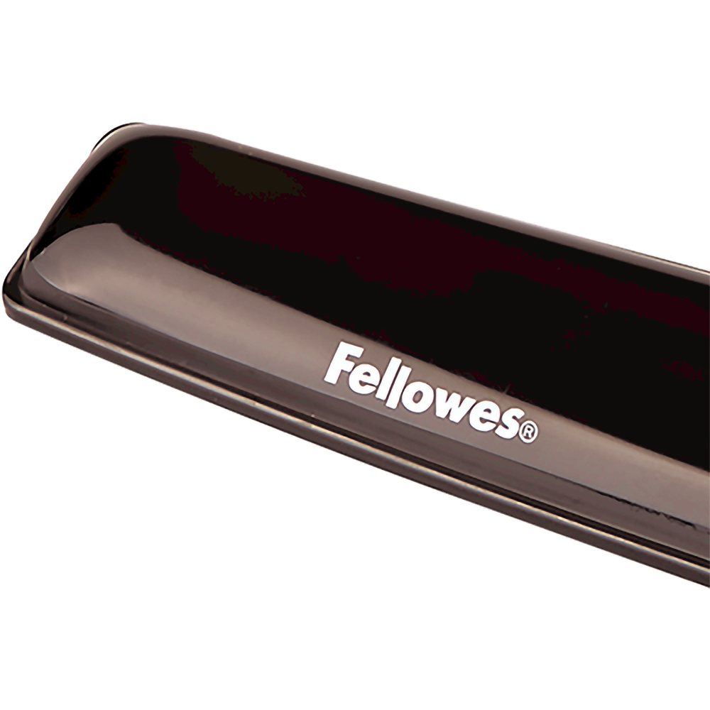 משטח ג'ל ארגונומי למקלדת Fellowes Crystal Gel Keyboard Wrist Rest - צבע שחור