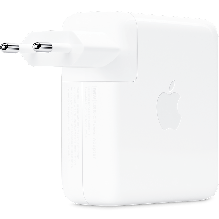מטען קיר Apple 96W USB-C - צבע לבן שנה אחריות עי היבואן הרשמי