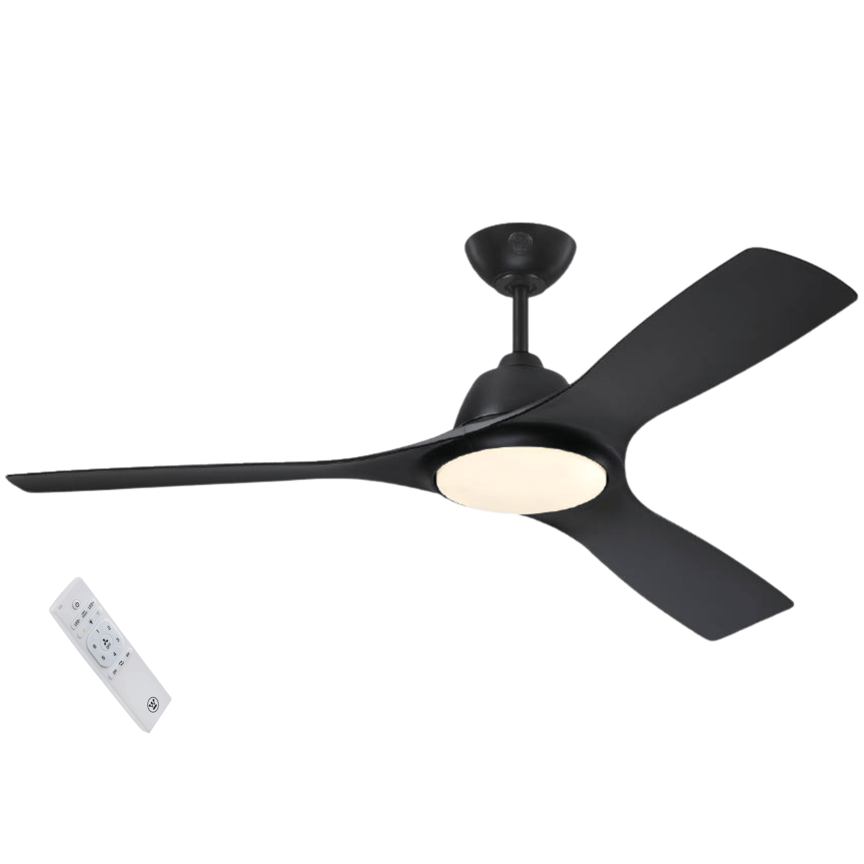 מאוורר תקרה ותאורה פנים/ חוץ עם שלט  Westinghouse jessica 52