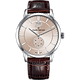 שעון לגבר Claude Bernard 64005 3 AIN3 40.5mm צבע כסף/עור חום/ספיר קריסטל - אחריות לשנתיים