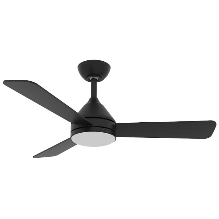 מאוורר תקרה  Norther young 24W "42  - צבע שחור בשילוב עץ אחריות ע"י היבואן הרשמי