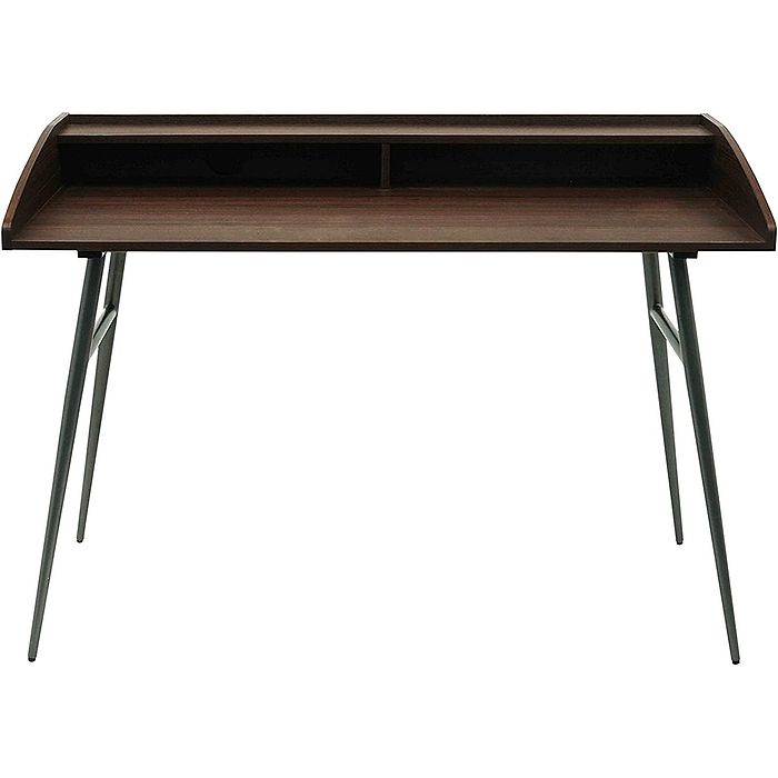 שולחן עבודה דו קומתי בעיצוב מינימליסטי Keisar  - צבע אלון כהה