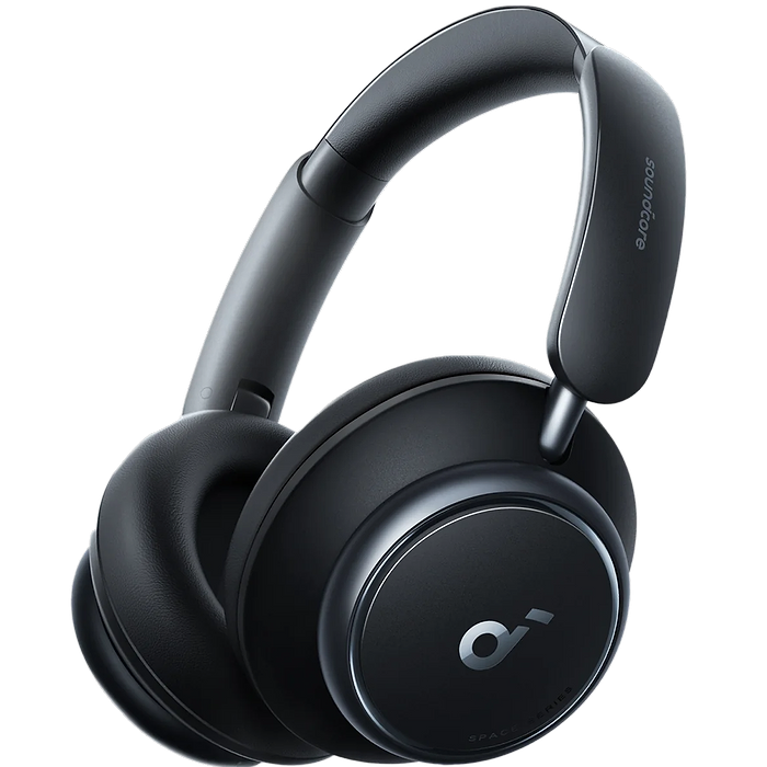 אוזניות קשת אלחוטיות  Anker Soundcore Space Q45 ANC - צבע שחור אחריות עי היבואן הרשמי