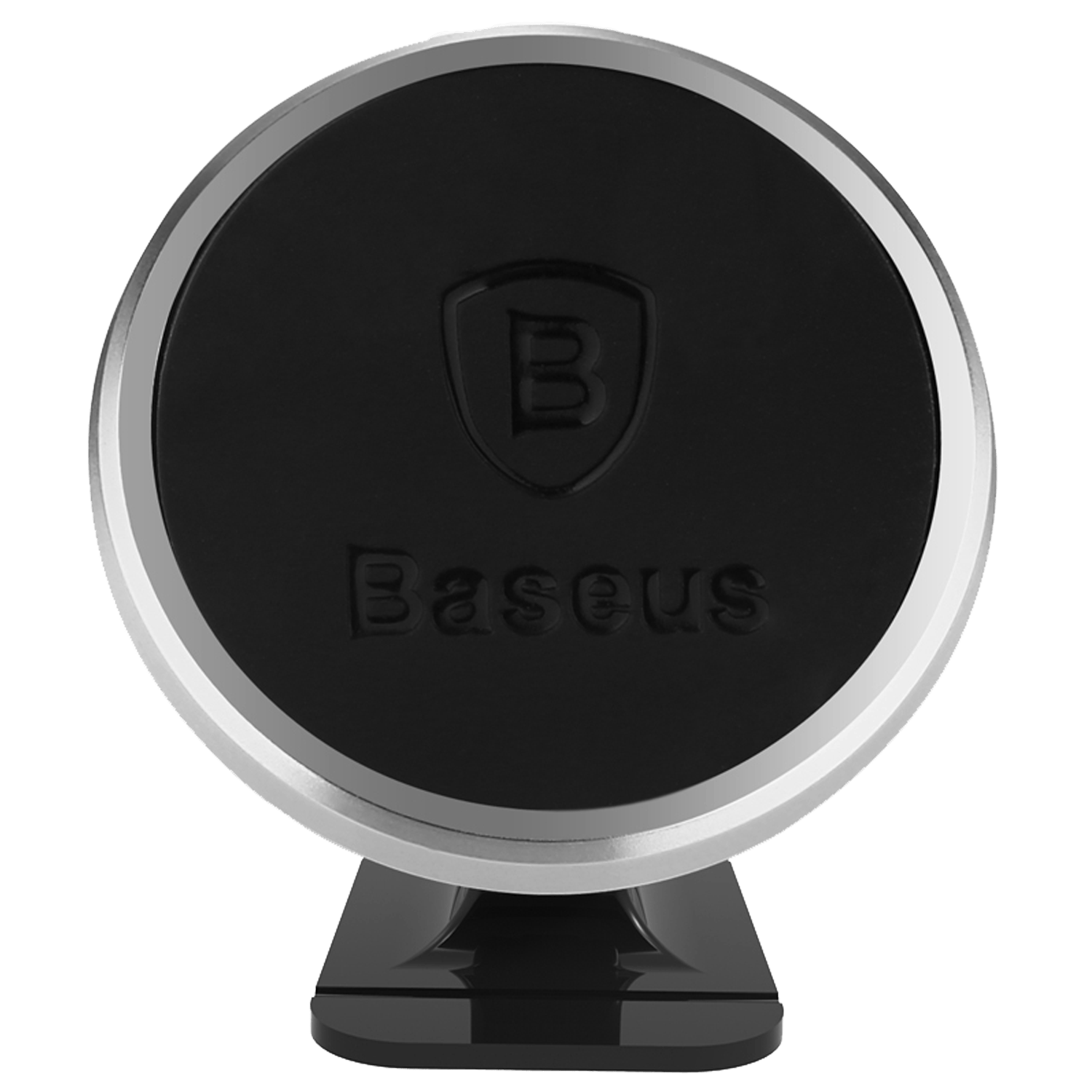מעמד לרכב Baseus 360° Adjustable Magnetic Phone Mount - צבע כסף שנה אחריות ע