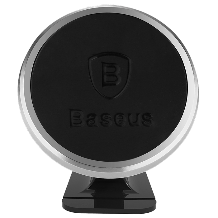 מעמד לרכב Baseus 360° Adjustable Magnetic Phone Mount - צבע כסף שנה אחריות עי היבואן הרשמי
