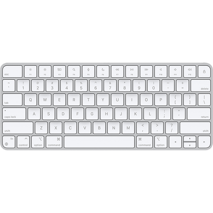 מקלדת אלחטית Apple Magic Keyboard - צבע אפור לבן שנה אחריות עי היבואן הרשמי