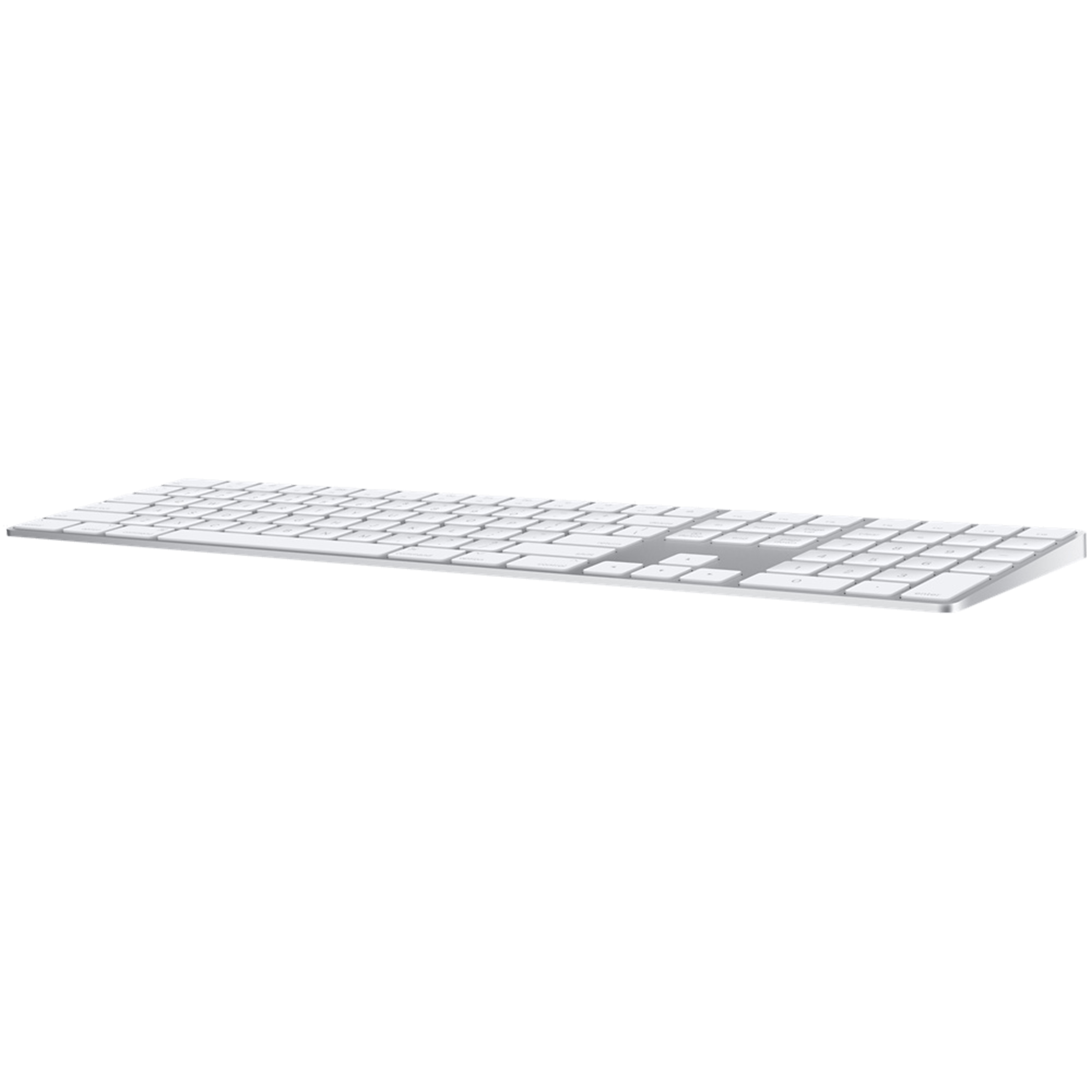 מקלדת אלחוטית Apple Magic Keyboard with Numeric Keypad - צבע אפור לבן שנה אחריות ע