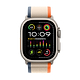 שעון חכם - Apple Watch Ultra 2 GPS + Cellular, 49mm Titanium Case with Orange/Beige Trail Loop S/M שנה אחריות ע"י היבואן הרשמי