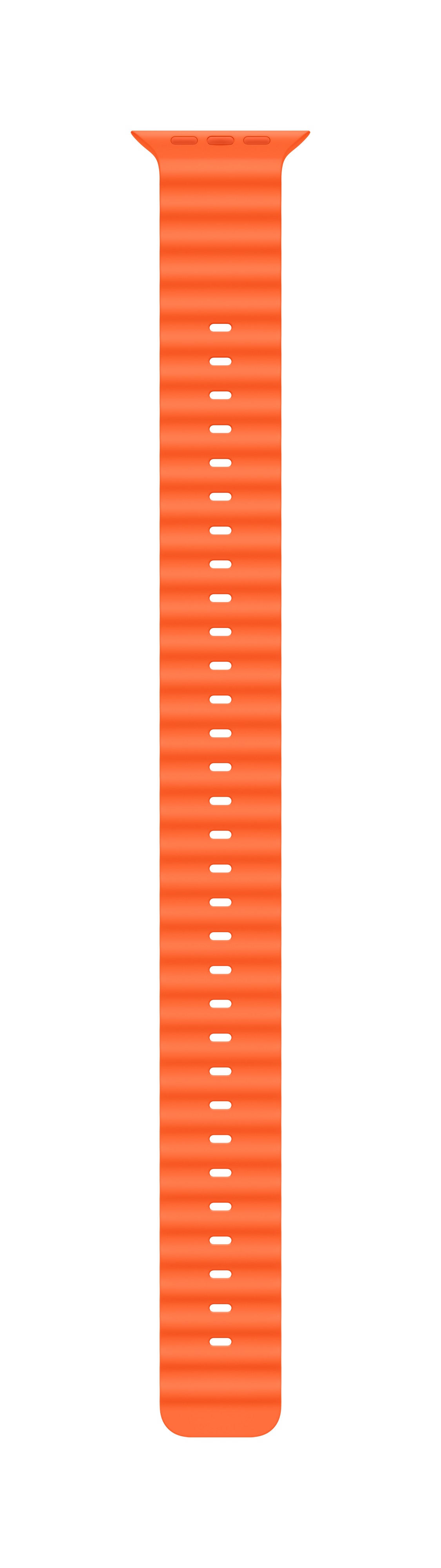 רצועת שעון Orange Ocean Band Apple Watch 49mm במידה One Size  צבע כתום - שנה אחריות ע״י יבואן רשמי