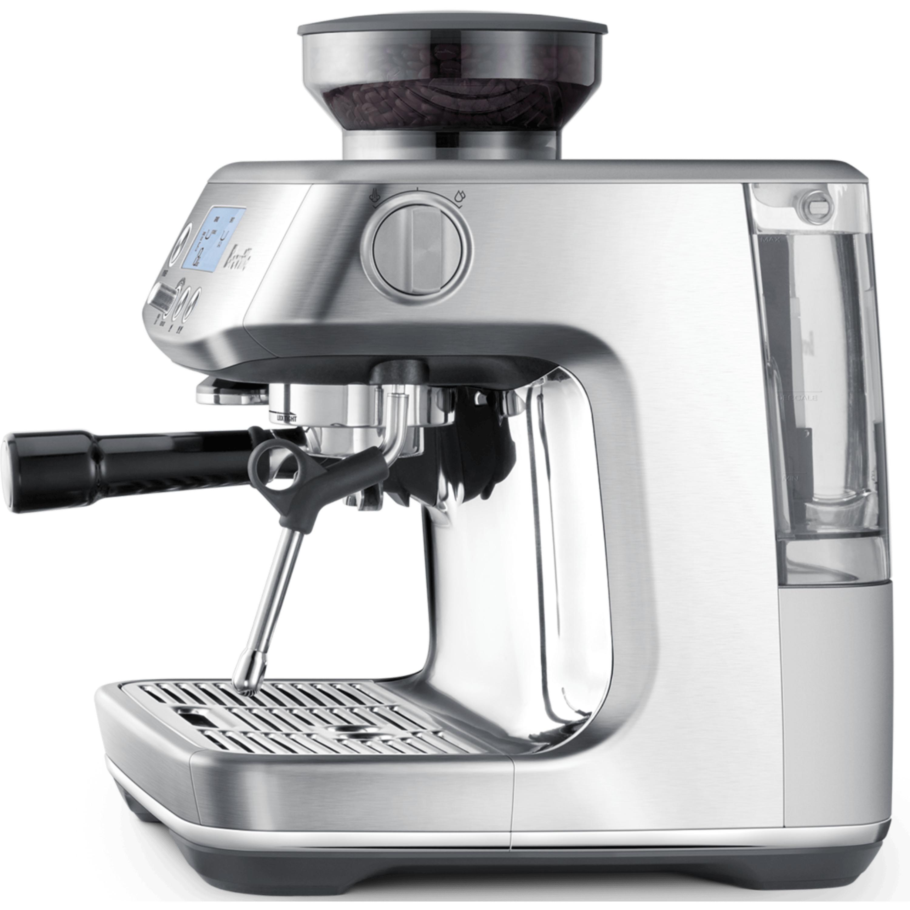 מכונת אספרסו משולבת מטחנת קפה Breville BES878BSS - צבע נירוסטה אחריות ע