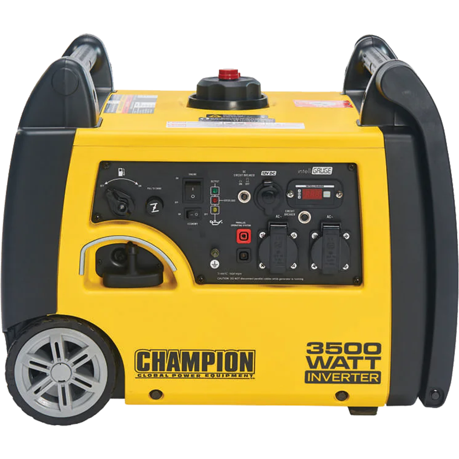 גנרטור נייד Champion 73001i 3200W/3500W 192CC 6HP - צבע צהוב שחור שנה אחריות ע
