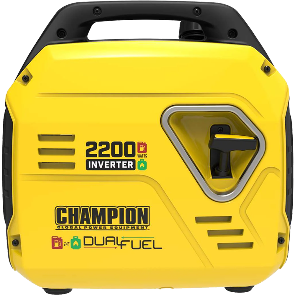 גנרטור היברידי נייד Champion 92001i-DF-EU 2200W - צבע צהוב שחור שנה אחריות ע