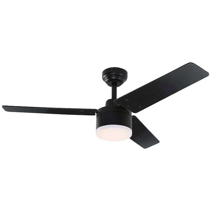 מאוורר תקרה Westinghouse Talia 28W - כנפיים מתהפכות קוטר 42 צבע שחור/ דמוי אלון שנתיים אחריו עי היבואן הרשמי 