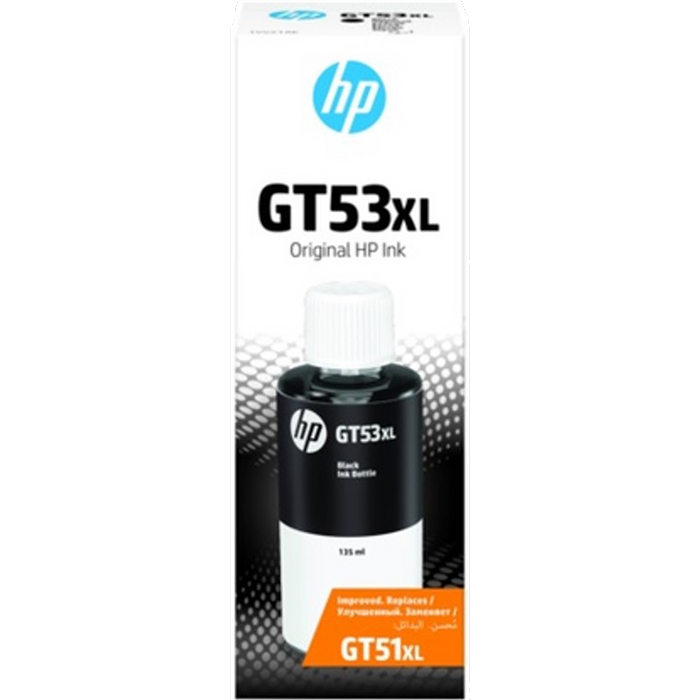 מילוי דיו שחור HP GT53XL/1VV21AE למדפסת דגם HP ST515/615