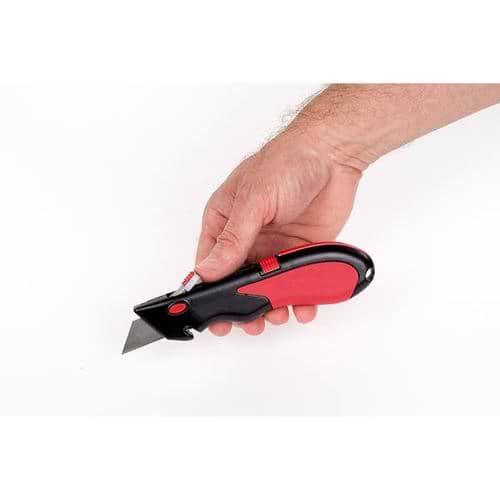 סכין רב שימושית עם מחסנית 4 יח מילוי מנגנון בטיחות מובנה Kreator