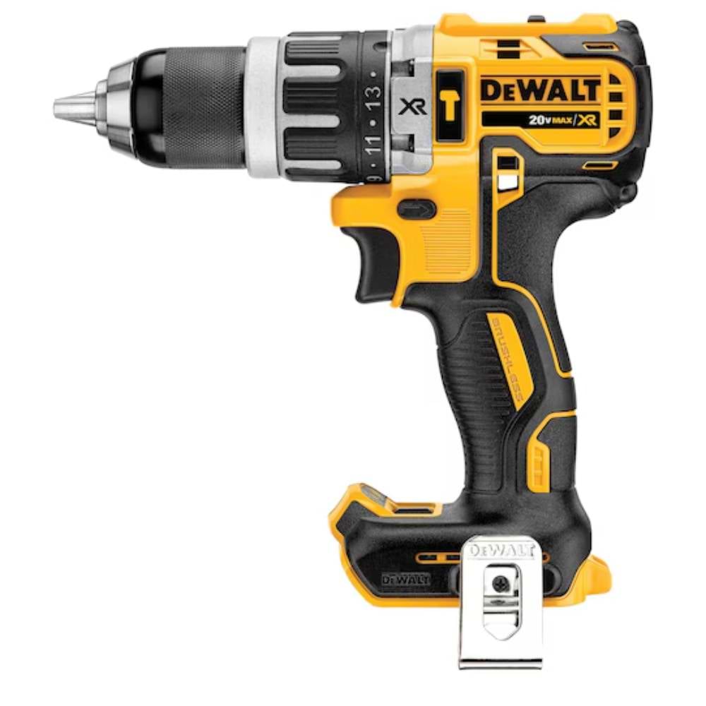 מברגה + מקדחה בראשלס רוטטת DeWALT DCD796P2-5AH 18V XR Li-Ion Brushless – כולל 2 סוללות 18V 5Ah ומטען מהיר