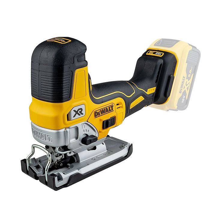 מסור אנכי ג'קסון XR 18/20V  בראשלס אחיזת גוף דגם DCS335N DeWalt - גוף בלבד