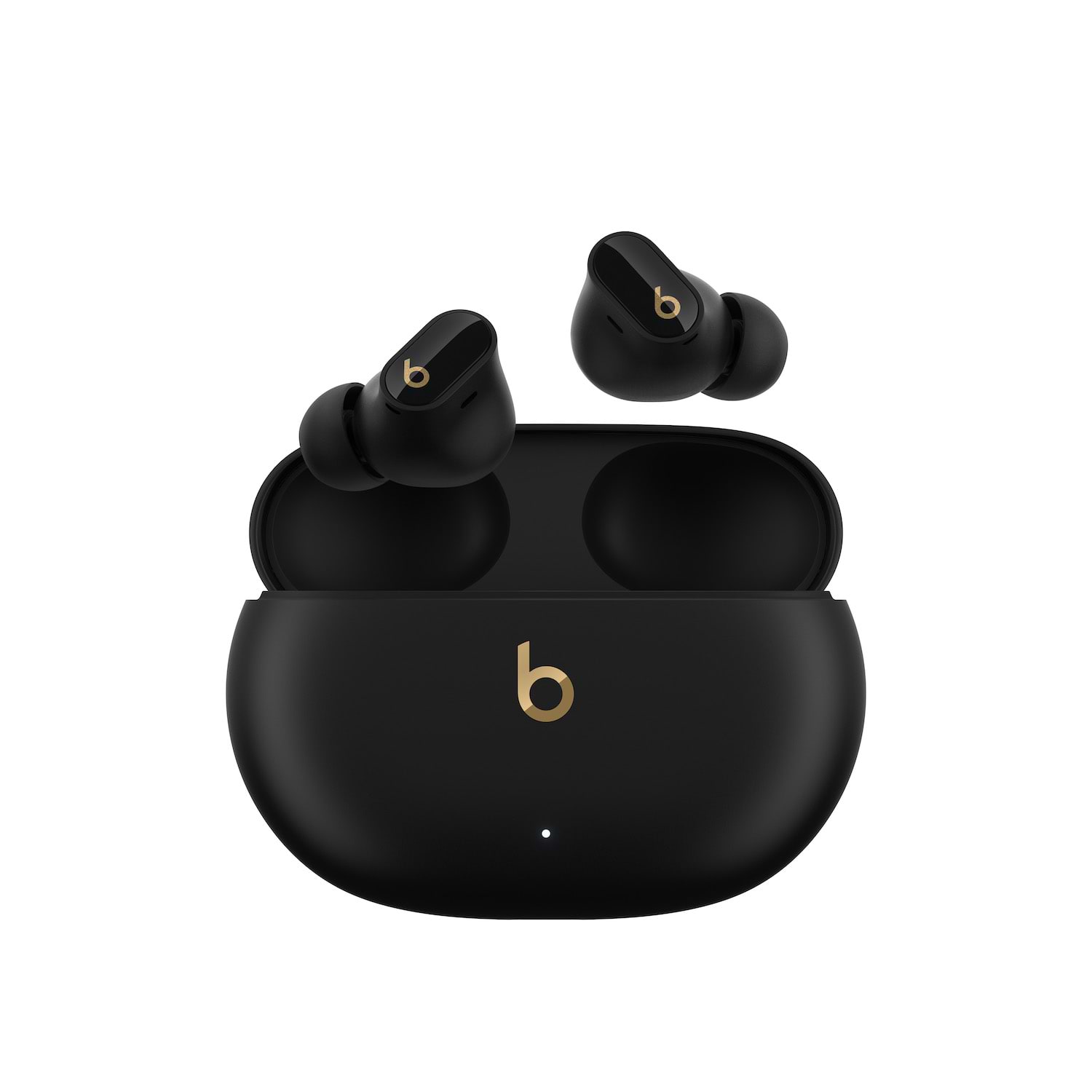 אוזניות Beats Studio Buds+ True Wireless - צבע שחור עם זהב שנה אחריות ע״י יבואן רשמי