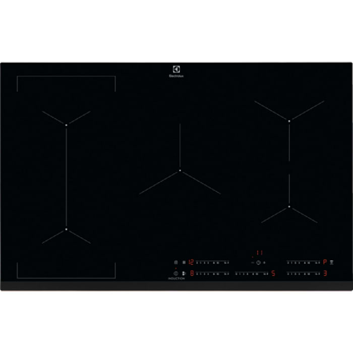 כיריים אינדו'  80 סמ 835 זכ' שחורה ELECTROLUX 