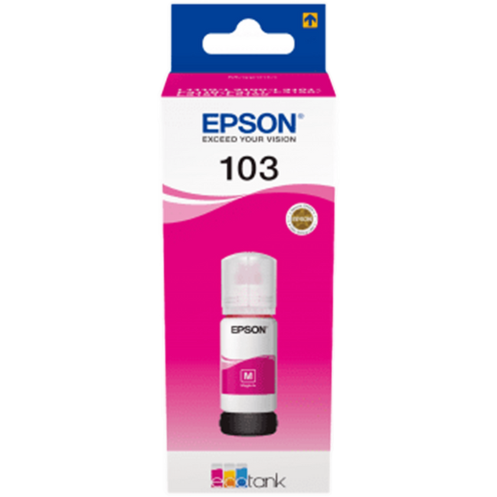 בקבוק דיו מקורי 65 מל Epson EcoTank 103 Magenta Ink Bottle - צבע מג'נטה