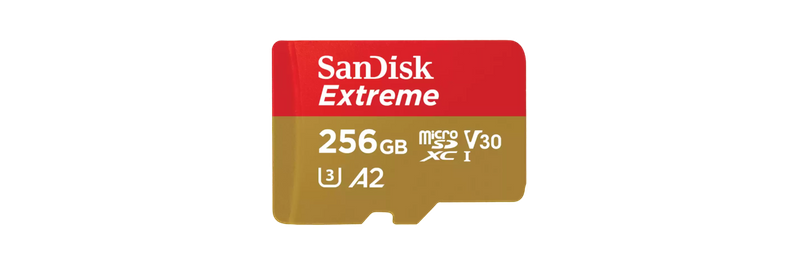 כרטיס זיכרון SanDisk Extreme microSDXC UHS-I 256GB SDSQXAV-256G-GN6MN ...