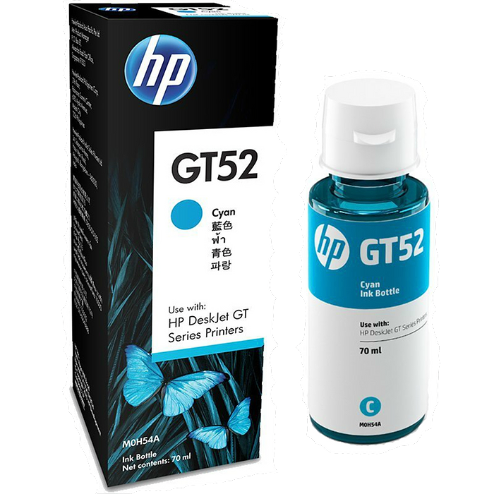 מילוי דיו ציאן HP GT52/M0H54AE למדפסת דגם HP ST515/615