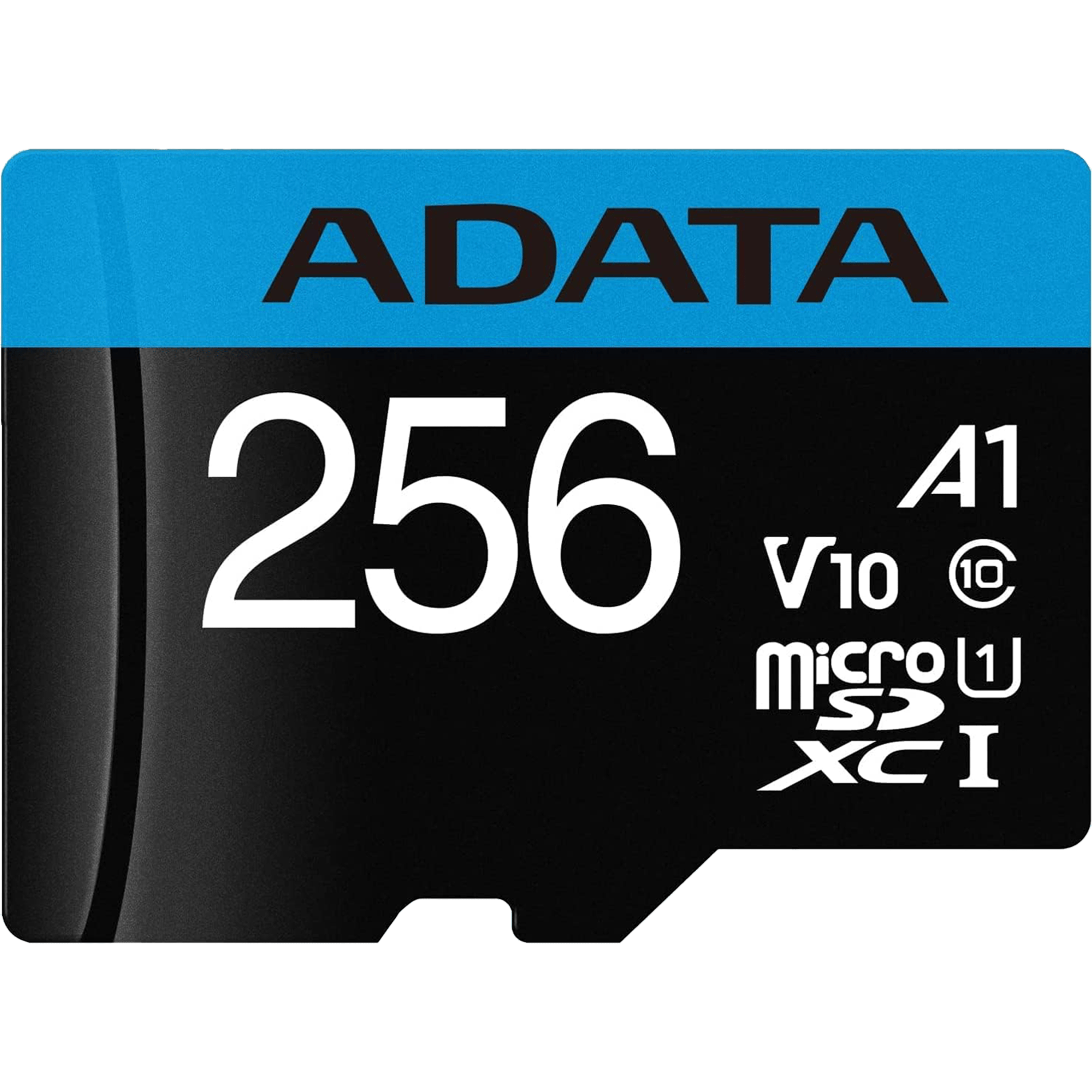 כרטיס זיכרון עם מתאם ADATA Premier microSDHC/SDXC UHS-I Class10 256GB - צבע שחור חמש שנות אחריות ע