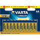 מארז 10 סוללות Varta Alkaline Longlife AA LR6