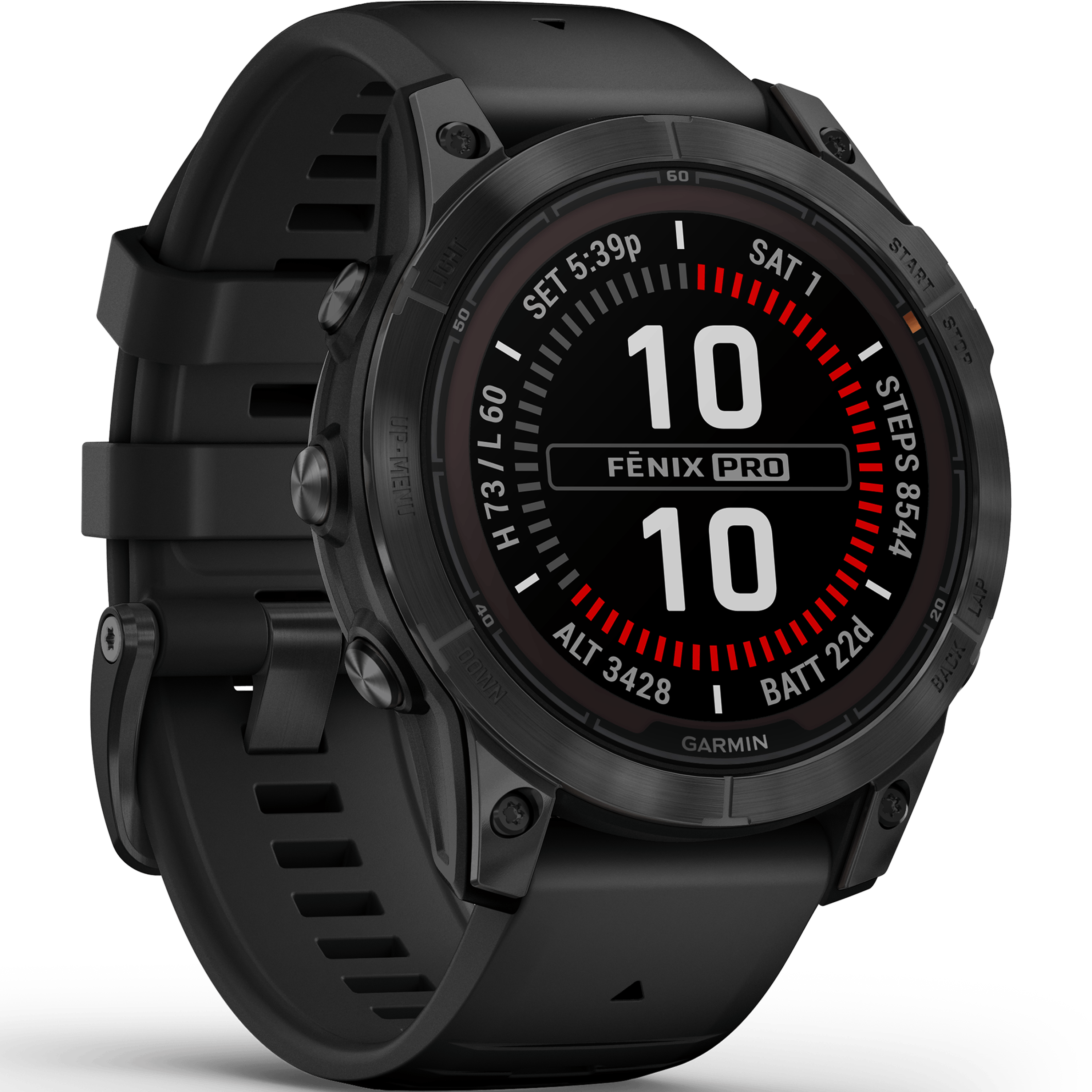 שעון ספורט חכם Garmin Fenix 7 Pro Solar 47mm - צבע שחור שנתיים אחריות ע