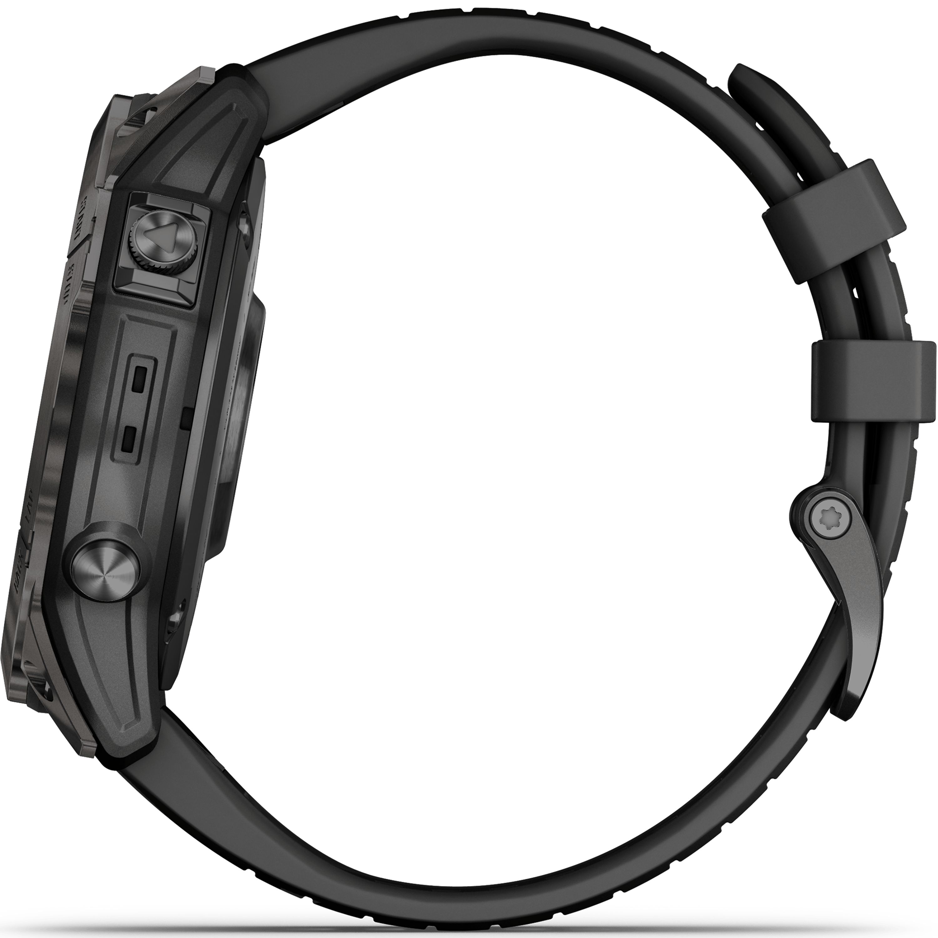 שעון ספורט חכם Garmin Fenix 7X Pro Sapphire Solar Titanium 51mm - צבע שחור פחם שנתיים אחריות ע