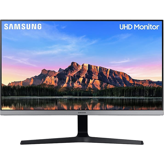 מסך מחשב 28'' Samsung U28R550UQP IPS 4K UHD FreeSync 4ms - צבע שחור שלוש שנות אחריות עי היבואן הרשמי