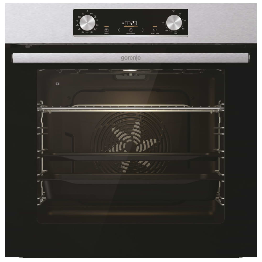 תנור אפייה בנוי 77 ליטר נירוסטה דגם GORENJE BPS6737E03X| אחריות יבואן רשמי