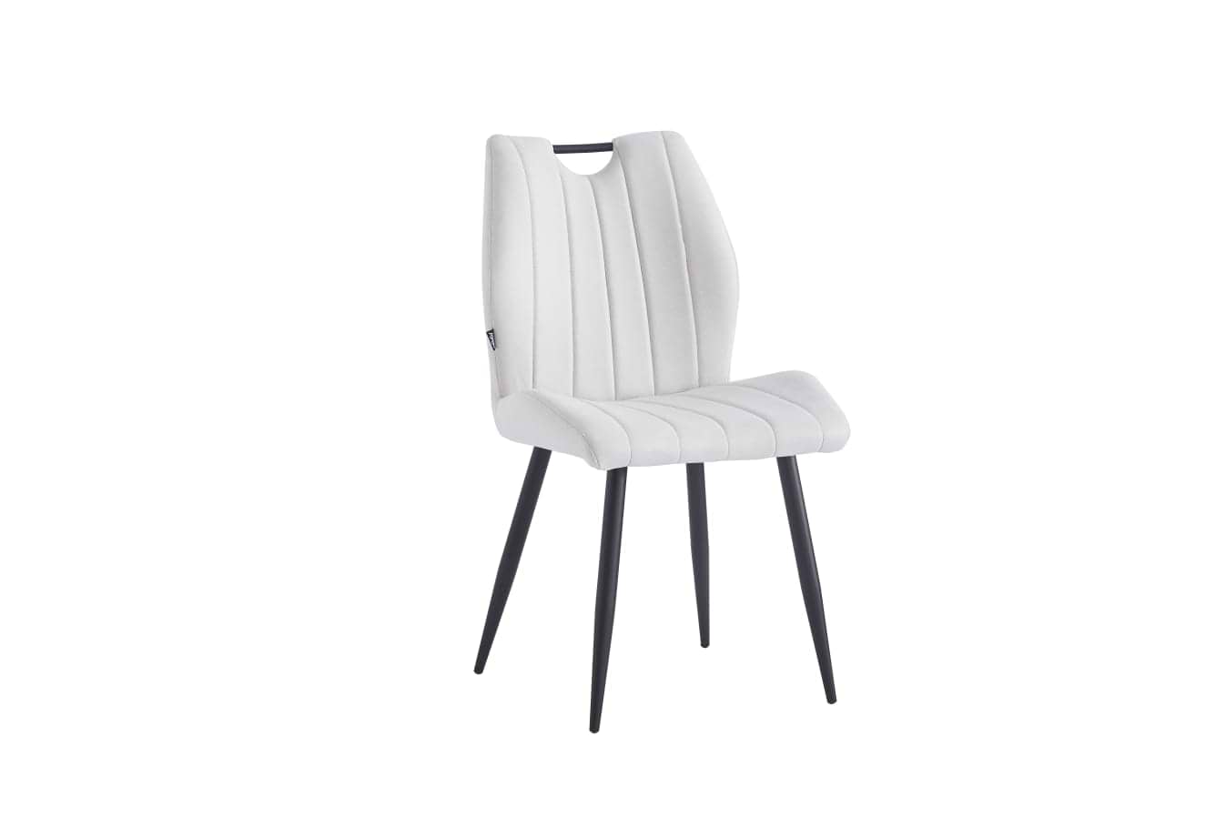 4 כסאות מעוצבים לפינת אוכל דגם נחמיה צבע לבן LEONARDO