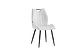 6 כסאות מעוצבים לפינת אוכל דגם נחמיה צבע לבן LEONARDO