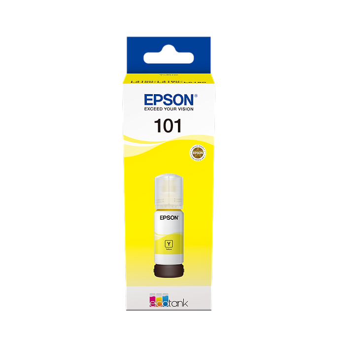 בקבוק דיו מקורי 65 מל Epson EcoTank 101 - צבע צהוב 