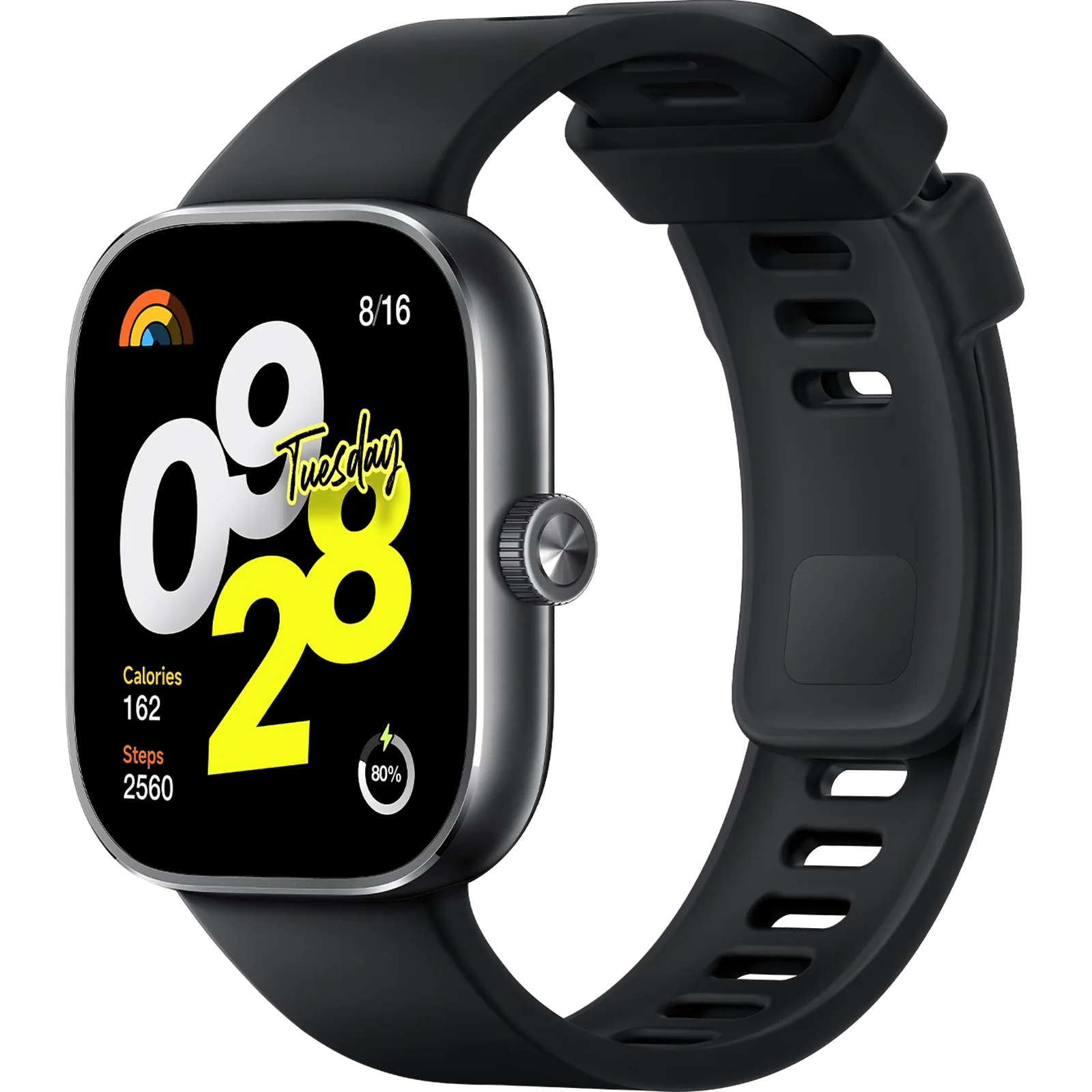שעון ספורט חכם Xiaomi Redmi Watch 4 - צבע שחור שנה אחריות ע