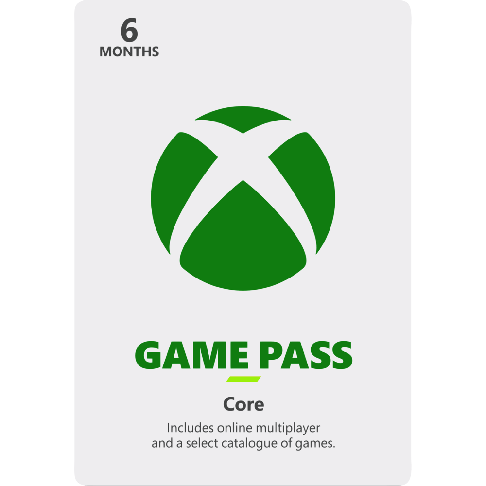 מנוי לשישה חודשים Xbox Game Pass Core - קוד דיגיטלי 