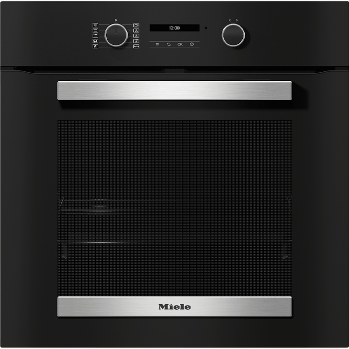 תנור בנוי פירוליטי 76 ליטר Miele H2467 BP - צבע שחור אחריות עי אלקטרה היבואן הרשמי